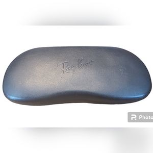 Genuime Rayban Sunglasses Eyeglasses Hard Case BLACK Case Only Small Damage Pics